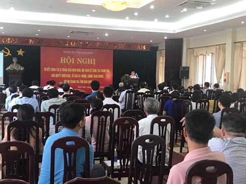 Nam Định Tập trung giải quyết các vụ việc liên quan đến nhân sự Đại hội Đảng